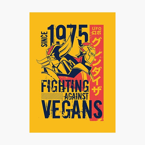 046 Grendizer Vegan Photographic Print