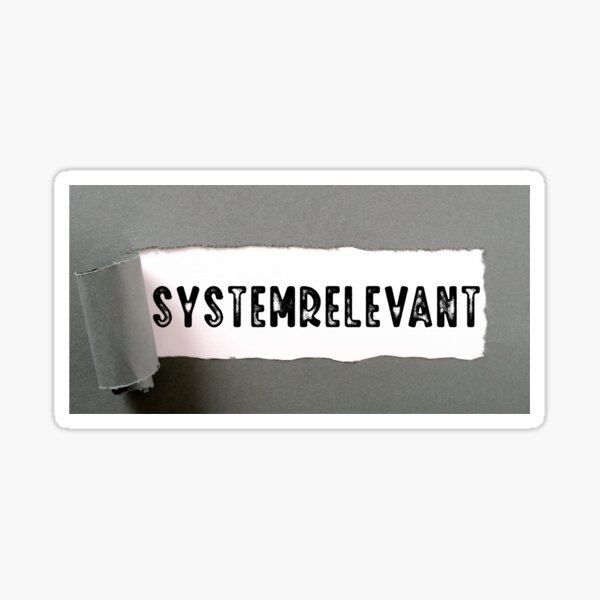 Item preview, Systemrelevant designed and sold by mwjupiter9999.