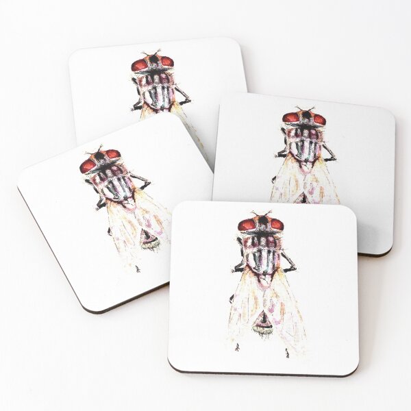 Item preview, Flesh Fly Watercolour Artwork Print designed and sold by Erboosney.