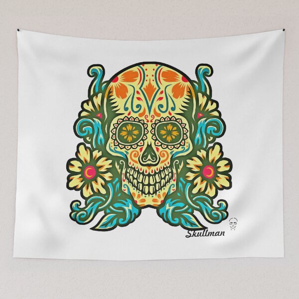 Item preview, Sugar Skull - Day of the Dead designed and sold by theSkullman.