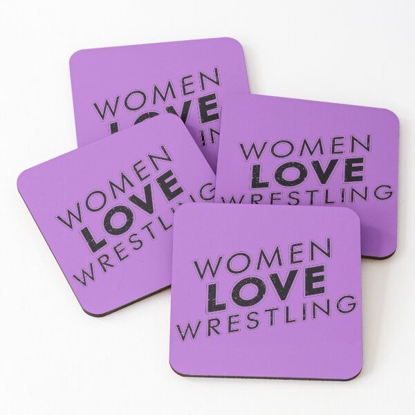 Item preview, Women Love Wrestling - Black Logo designed and sold by The Cat-astrophic Corporation.