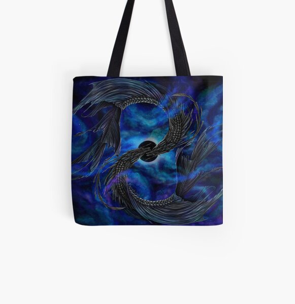 Panta Rhei Allover-Print Tote Bag