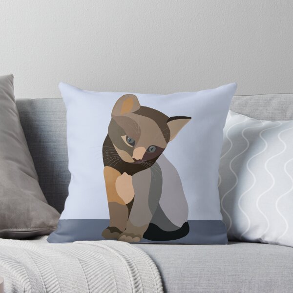Item preview, A kitten watching with interest designed and sold by Zoe Jane Designs.