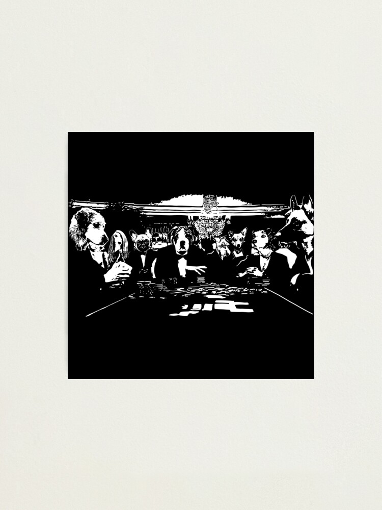 Alternate view of Casino Bond Dogs Photographic Print