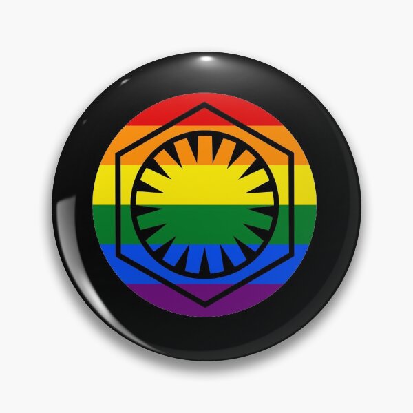 Item preview, LGBT First Order (rainbow circle) designed and sold by DarthAstris.