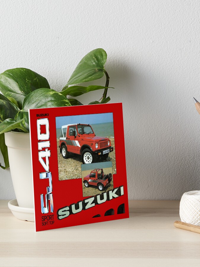 Suzuki Samurai SJ 410 Art Board Print for Sale by Groenendijk