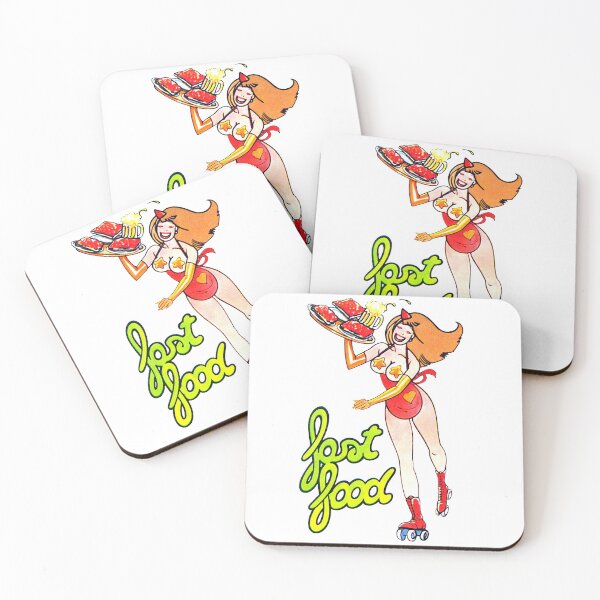 Item preview, Vintage Pin up Fast Food 5 designed and sold by mr-jerichotv.