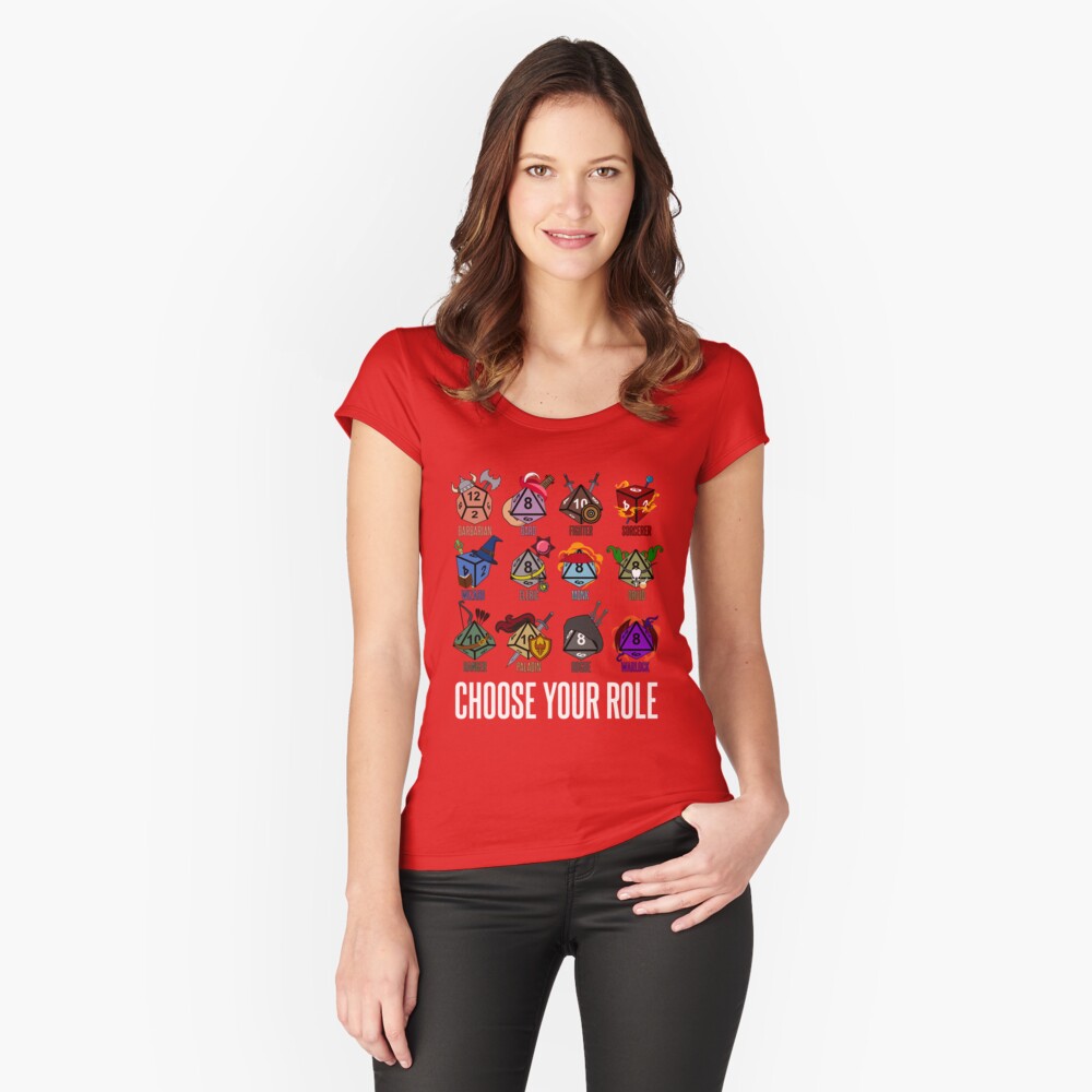 Item preview, Fitted Scoop T-Shirt designed and sold by McPod.