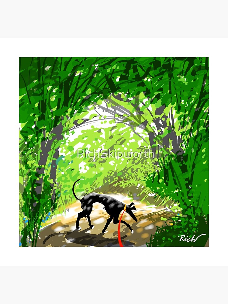 Woodland Shade Hound by RichSkipworth