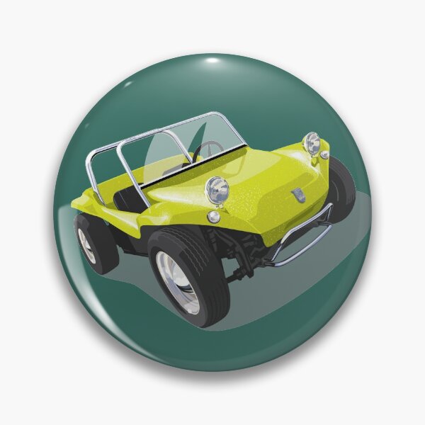 Item preview, Classic Manx beach buggy in lime  designed and sold by candc-retro.