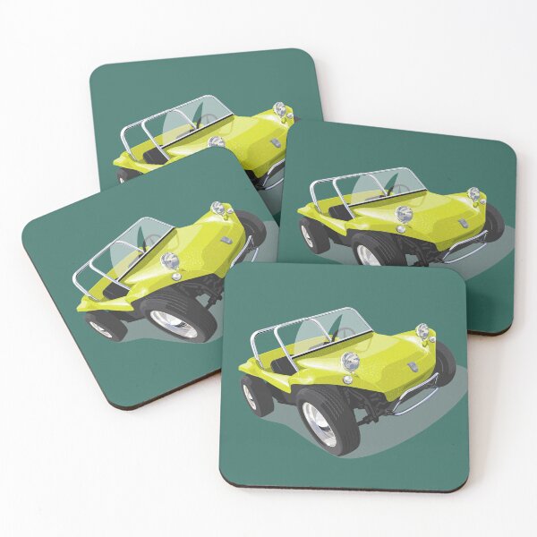 Item preview, Classic Manx beach buggy in lime  designed and sold by candc-retro.