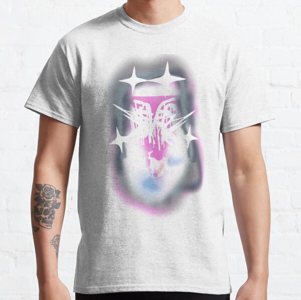 Bladee Drain Gang IDOL pink white logo Classic T-Shirt