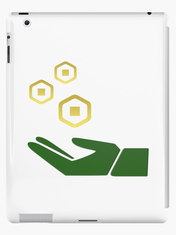 Roblox Robux Pocket Money Ipad Case Skin By T Shirt Designs Redbubble - how do you trade robux on ipad