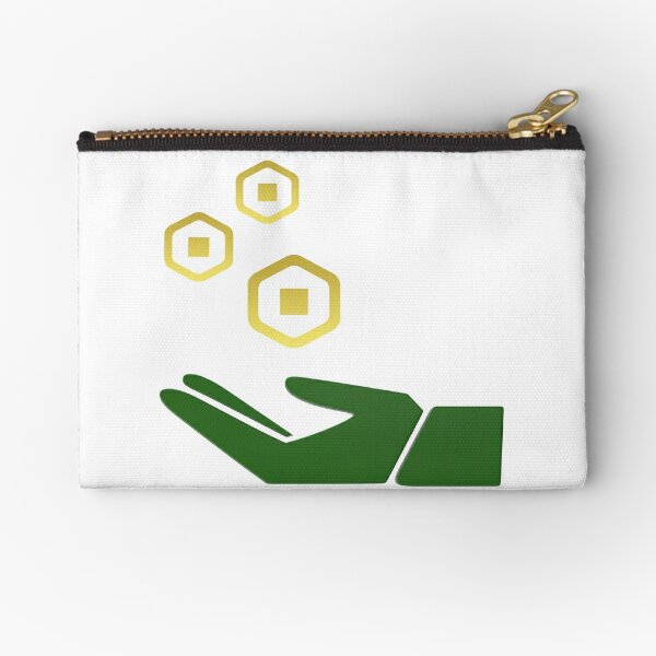 Got Robux Zipper Pouch By T Shirt Designs Redbubble - bag of robux