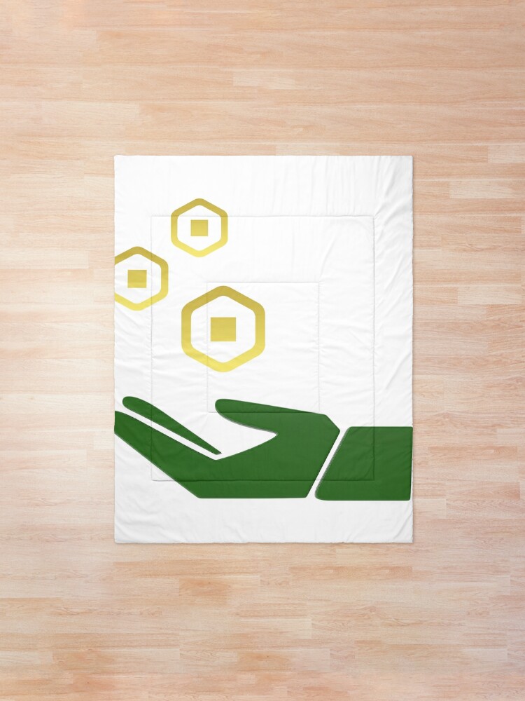 Roblox Robux Pocket Money Comforter By T Shirt Designs Redbubble - roblox robux to money
