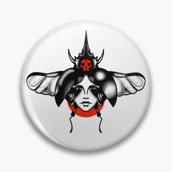 Item preview, Scarab lady designed and sold by whimsytatts.