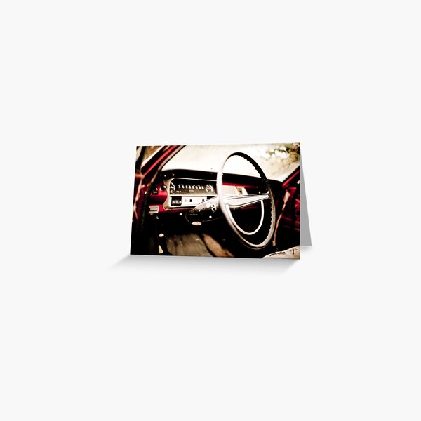 The Car Cemetery Greeting Card