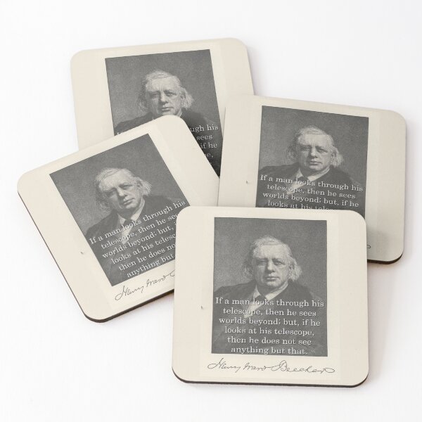 Item preview, If A Man Looks Through - H W Beecher designed and sold by CrankyOldDude.