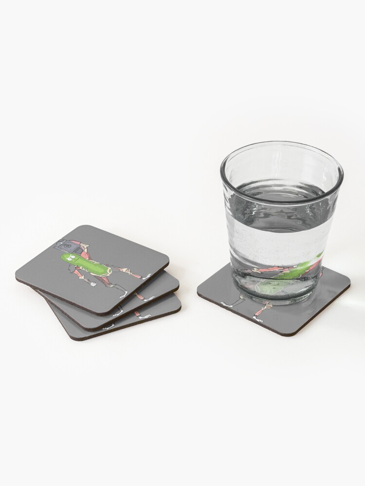 Alternate view of Pickle Rick Coasters (Set of 4)