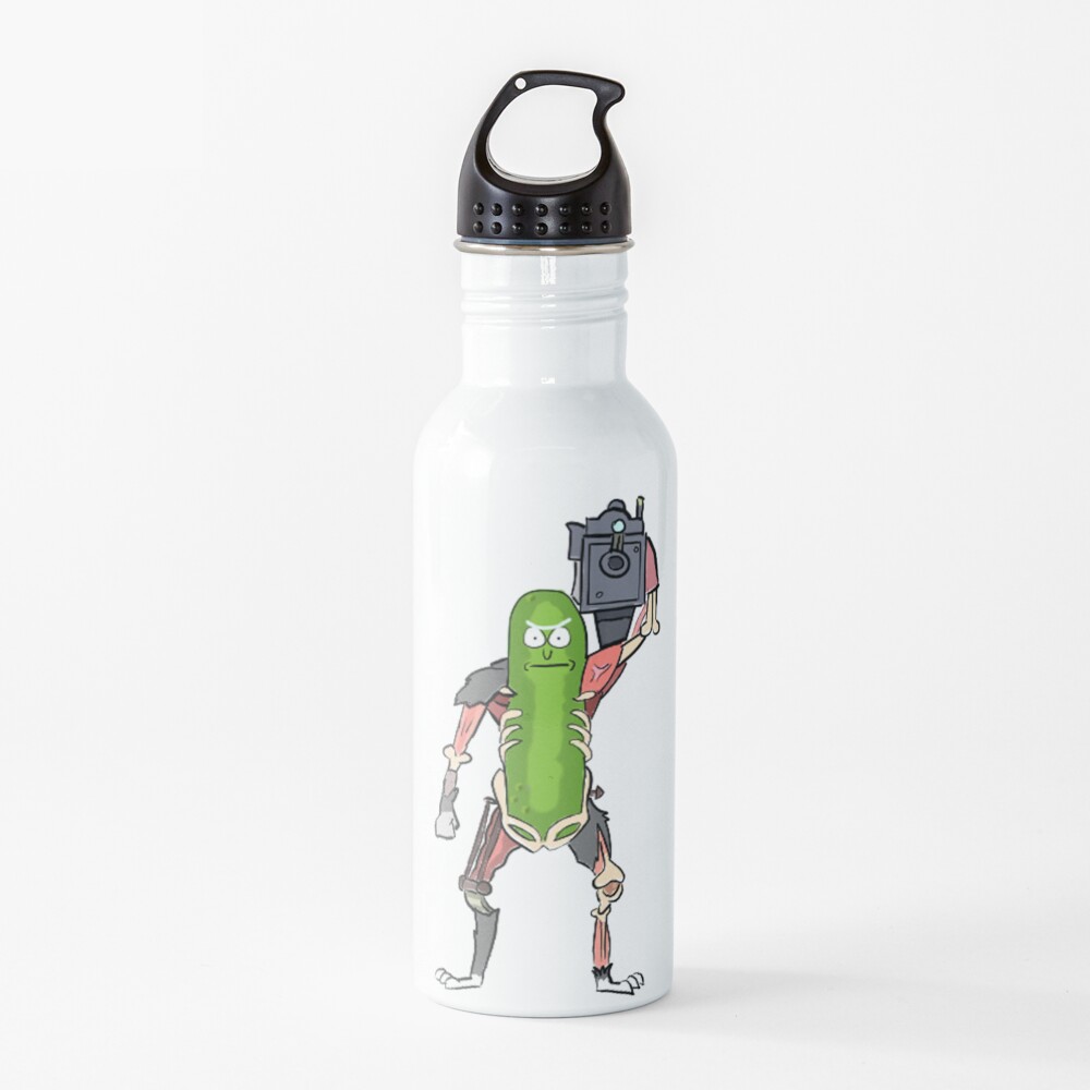 Pickle Rick Water Bottle