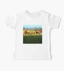 grazing horses Baby Tee