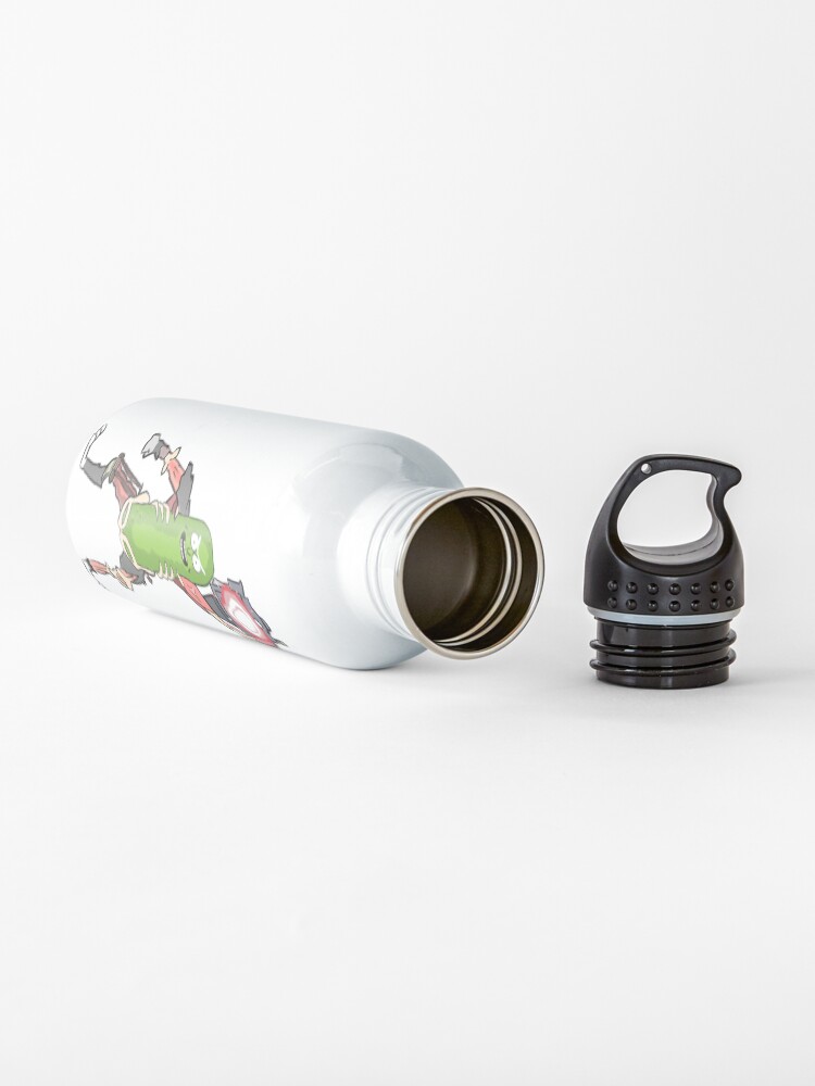 Alternate view of Pickle Rick with the Laser Blaster Water Bottle