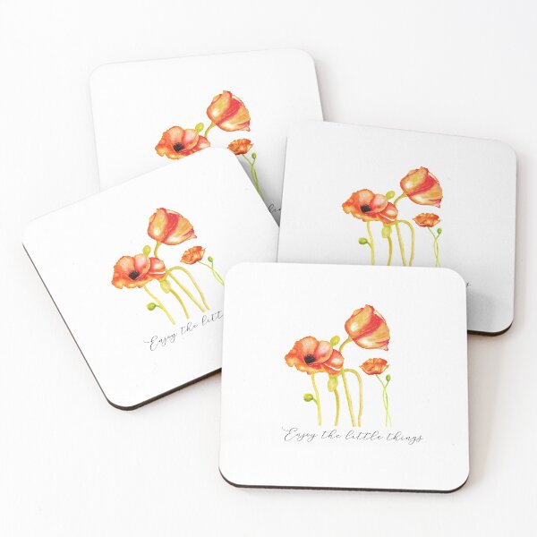 Item preview, Enjoy the little things, quote with flower designed and sold by latiendadearyam.