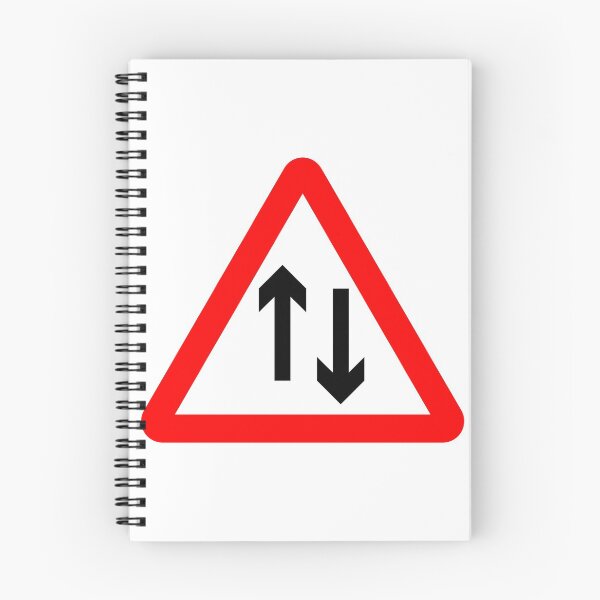 Item preview, Two-Way Traffic British Road Sign designed and sold by LoveOfMaps.