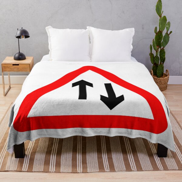 Item preview, Two-Way Traffic British Road Sign designed and sold by LoveOfMaps.
