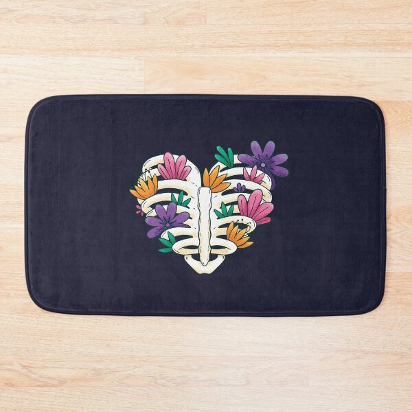 Item preview, Heart, rib cage, flowers designed and sold by DerSenat.