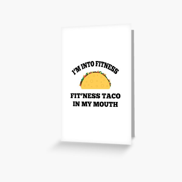 CHICKOR Funny Fitness Gifts. Taco Gifts for Taco Lovers. I'm  Into Fitness, Fitness Taco In My Mouth 14oz Coffee Mug/Tumbler For Men,  Women. Funny Birthday Humorous Gym Gift Set For