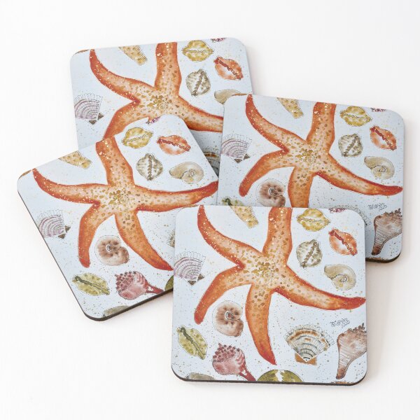 Item preview, Starfish and Shells designed and sold by DianasSmile.