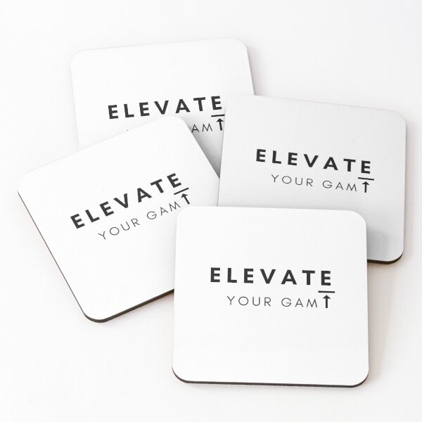 Item preview, Elevate your game - Inspirational Quote designed and sold by iamwowie.