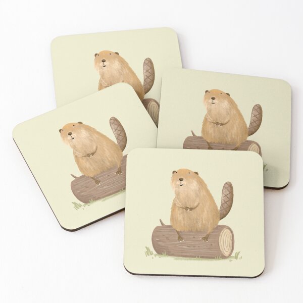 Item preview, Beaver on a Log designed and sold by SophieCorrigan.
