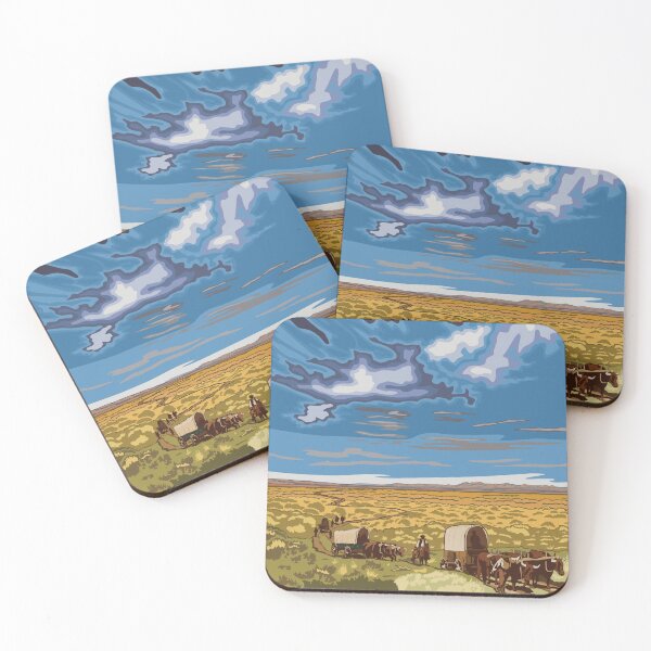 Item preview, The Oregon National Historic Trail  Wyoming - Poster designed and sold by IslandArt.