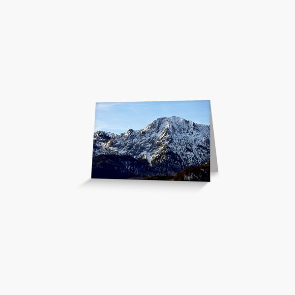 europe, germany, majestic mountain Greeting Card