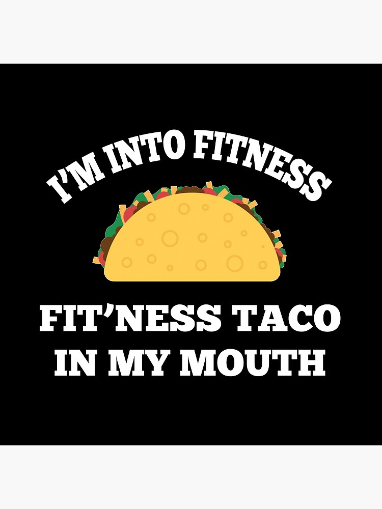 CHICKOR Funny Fitness Gifts. Taco Gifts for Taco Lovers. I'm  Into Fitness, Fitness Taco In My Mouth 14oz Coffee Mug/Tumbler For Men,  Women. Funny Birthday Humorous Gym Gift Set For