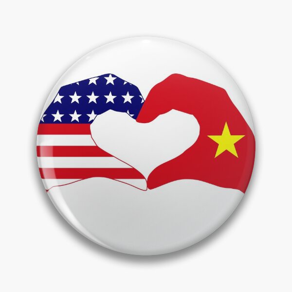 Item preview, We Heart USA & Vietnam Patriot Flag Series designed and sold by Carbon-Fibre Media.