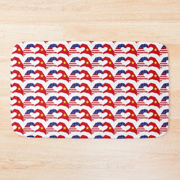 Item preview, We Heart USA & Vietnam Patriot Flag Series designed and sold by Carbon-Fibre Media.