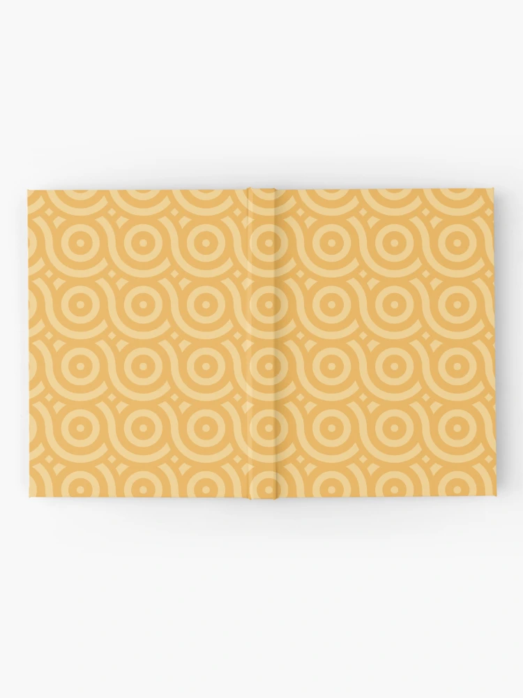 Thumbnail 2 of 3, Journal, Geometric Pattern: Loop: Lemon designed and sold by Red Wolf.
