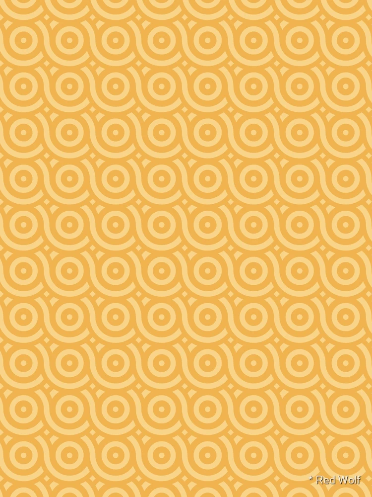 Thumbnail 3 of 3, Scarf, Geometric Pattern: Loop: Lemon designed and sold by Red Wolf.