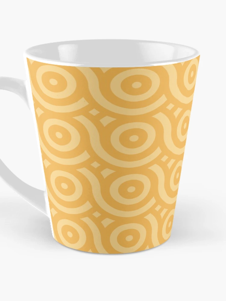 Thumbnail 3 of 4, Coffee Mug, Geometric Pattern: Loop: Lemon designed and sold by Red Wolf.
