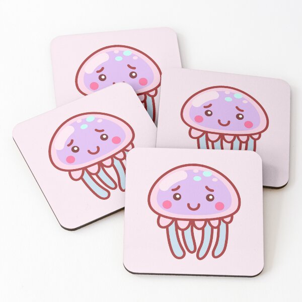 Item preview, Shy Cotton Candy Jellyfish Minimal designed and sold by lightsonfire.