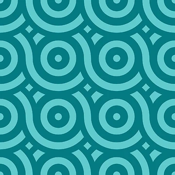 Artwork thumbnail, Geometric Pattern: Loop: Ocean by Red Wolf