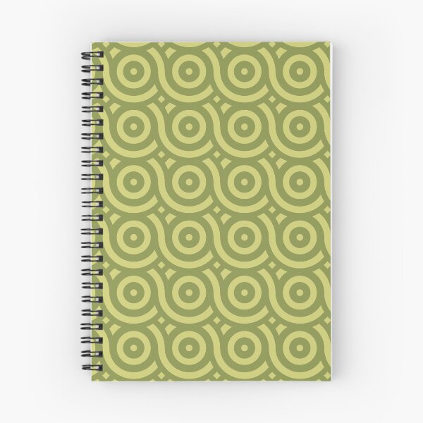 Item preview, Geometric Pattern: Loop: Olive designed and sold by Red Wolf.