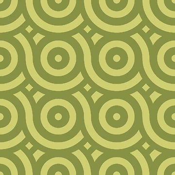 Artwork thumbnail, Geometric Pattern: Loop: Olive by Red Wolf