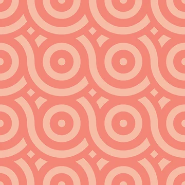 Artwork thumbnail, Geometric Pattern: Loop: Salmon by Red Wolf