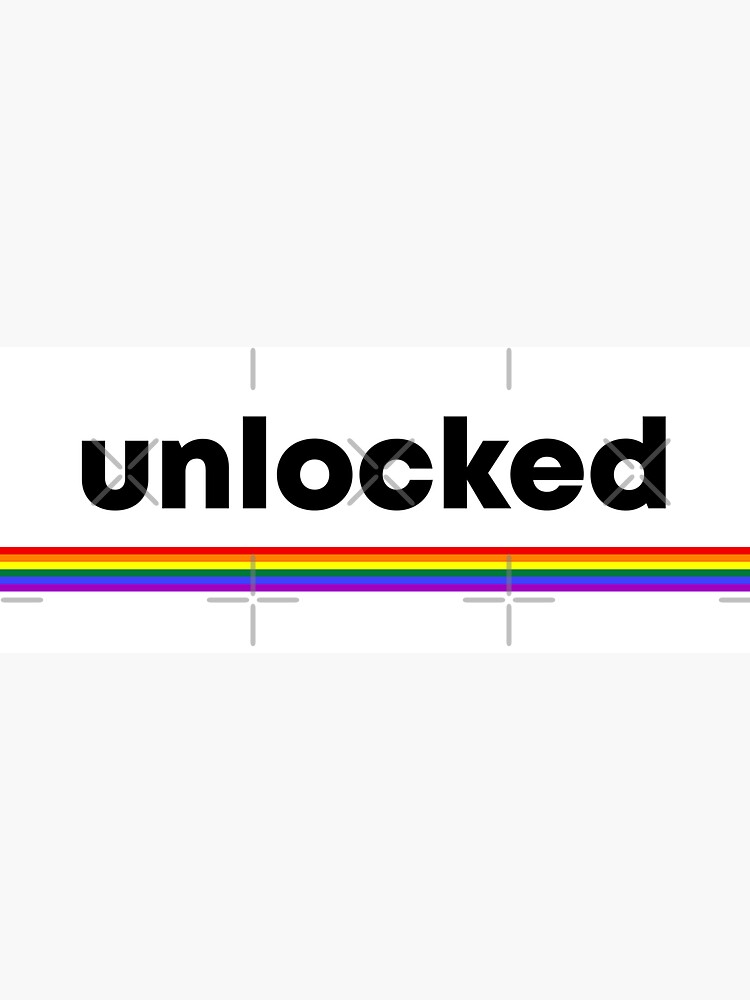 Unlocked Pride Flag Sticker For Sale By Gay Pride Depot Redbubble 7644