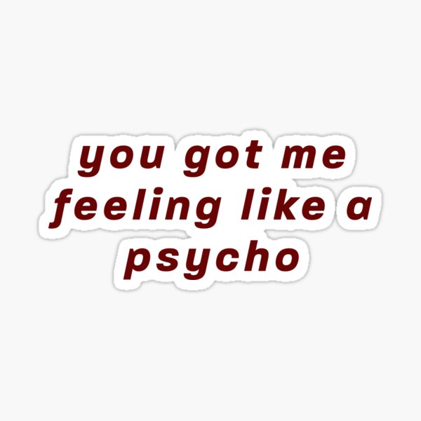 "Red Velvet's Psycho Lyrics Typography: "You got me feeling like a - You Got Me Feeling Like A Psycho