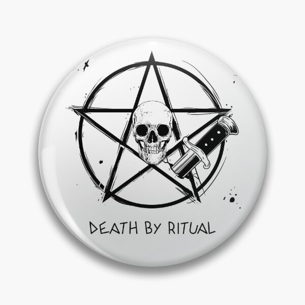 Item preview, Death By Ritual Skull And Pentacle designed and sold by darknessjeff86.
